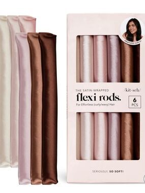 Kitsch Regular Satin-Wrapped Flexi Rods - Blush, Rose & Bronze